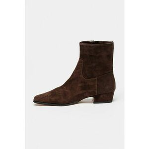 Botine din piele Dusty - Maro inchis imagine