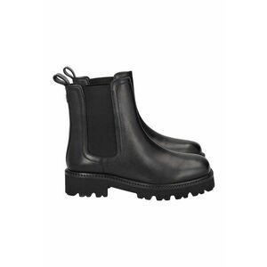 Ghete Chelsea de piele - Negru imagine