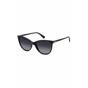 Ochelari de soare cat-eye cu lentile polarizate - Negru imagine