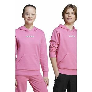 Hanorac din amestec de bumbac cu imprimeu logo - Fucsia imagine