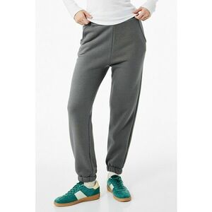 Pantaloni de trening cu talie inalta - Gri inchis imagine