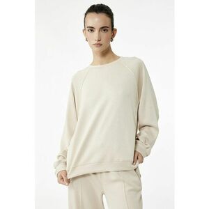 Bluza lejera de trening cu maneci raglan - Bej deschis imagine