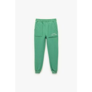 Pantaloni de trening cu buzunare - Verde imagine