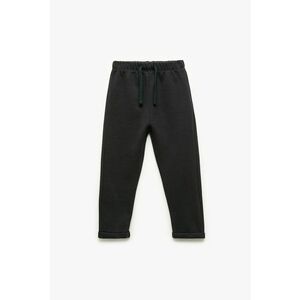 Pantaloni de trening cu croiala regular-fit si model uni - Negru imagine