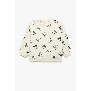Bluza de trening cu imprimeu grafic - Negru/Bej imagine