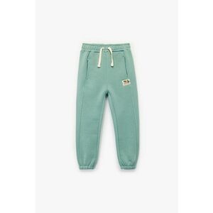 Pantaloni de trening cu model uni - Verde feriga imagine