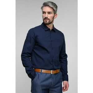 Camasa slim fit din bumbac Canton - Albastru ultramarin imagine