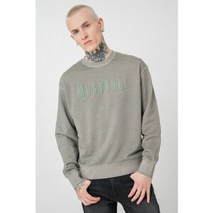 Bluza de trening cu decolteu la baza gatului si imprimeu logo Auburn - Verde pal imagine