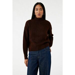 Pulover cu maneci cazute - Violet aubergine imagine