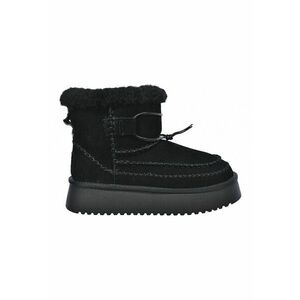 Ghete slip-on de piele intoarsa - Negru imagine