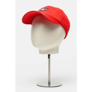 Sapca din bumbac organic Heritage - Rosu/Rosu vermillion imagine