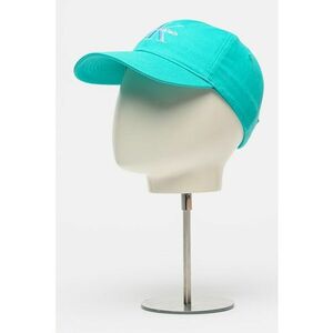 Sapca baseball de bumbac cu logo brodat - Turcoaz imagine