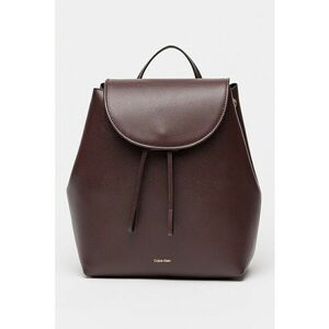 Rucsac de piele ecologica cu clapa - Violet pruna imagine