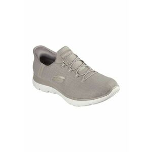 Pantofi slip-ins de plasa - Bej imagine