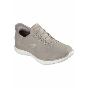 Pantofi slip-ins de plasa - Gri imagine