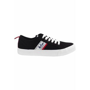 Pantofi sport dama Lee Cooper - negri - material textil - profil scazut - siret clasic imagine