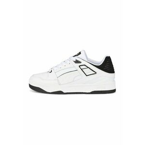 Pantofi sport low-top de piele si piele intoarsa Slipstream - Negru - Alb murdar - 6 imagine
