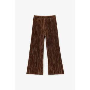 Pantaloni cu talie elastica - Maro inchis imagine