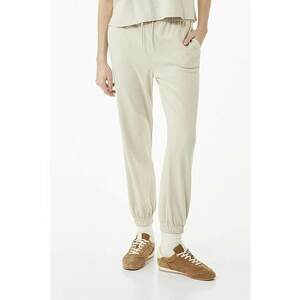 Pantaloni de trening conici cu snururi - Alb fildes imagine