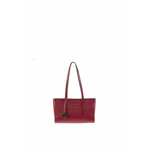 Geanta tote de piele Valeria - Rosu imagine