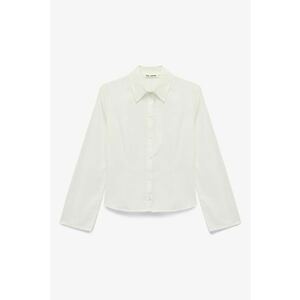 Camasa slim-fit cu guler ascutit - Crem imagine