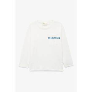 Bluza supradimensionata de bumbac - Bej deschis imagine