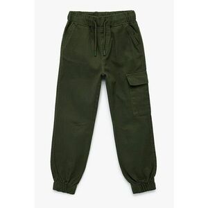 Pantaloni cargo de bumbac - Verde englez imagine