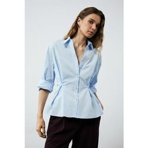Pantaloni drepti cu buzunare - Maro cognac imagine