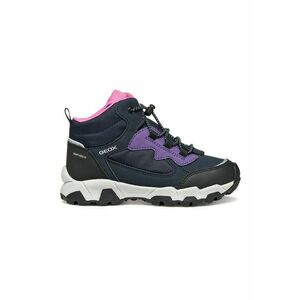 Ghete cu logo discret - Negru/Violet prafuit/Bleumarin imagine
