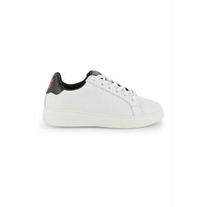Pantofi sport de piele cu logo - Alb imagine