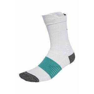 Sosete unisex cu logo pe partea din spate - pentru alergare - Alb/Verde/Gri imagine
