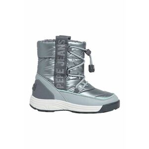 Botine cu benzi logo - Gri cenusiu/Argintiu inchis imagine