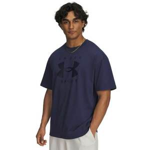 Tricou supradimensionat Heavyweight - Albastru ultramarin/Bleumarin imagine