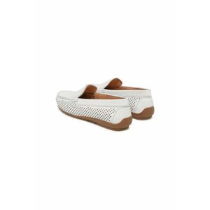 Mocasini dama 12-19222-04 - Piele naturala - Alb imagine