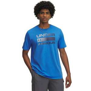 Tricou Team Issue Wordmark - Gri/Albastru imagine