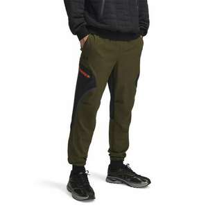 Pantaloni de trening cu snur - pentru fitness - Negru/Kaki inchis imagine