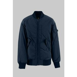 Jacheta bomber uni - Albastru inchis imagine