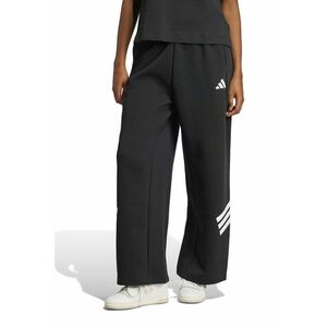 Pantaloni de trening cu croiala ampla - Alb/Negru imagine
