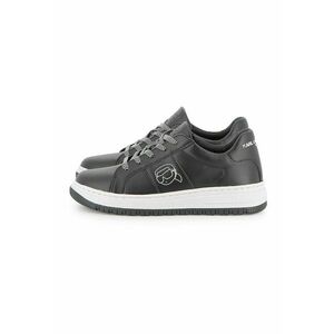 Pantofi sport din piele cu logo - Negru imagine