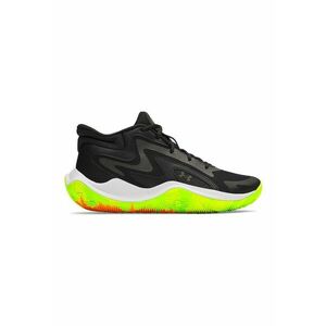 Pantofi mid-cut Jet '25 cu detaliu logo pentru baschet - Negru imagine