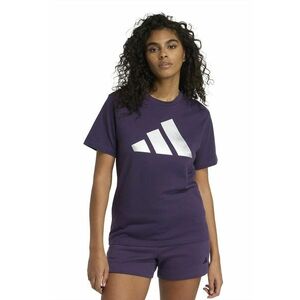 Tricou cu imprimeu logo - Violet/Argintiu imagine