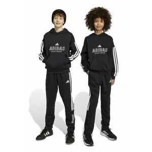 Pantaloni de trening cu detaliu logo - Alb/Negru imagine