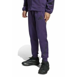 Pantaloni de trening cu snur Z.N.E - Violet aubergine imagine