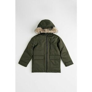 Jacheta lunga cu fermoar - Verde padure imagine