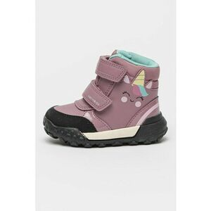 Ghete impermeabile cu velcro Trekkyup - Roz prafuit imagine