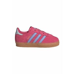 Pantofi sport Gazelle din piele intoarsa si piele - Roz/Albastru imagine