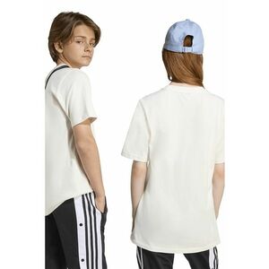 Tricou regular fit cu decolteu la baza gatului - Negru stins/Alb murdar imagine