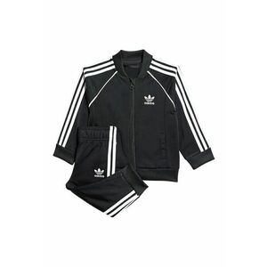 Trening cu imprimeu logo si talie elastica - Alb/Negru imagine