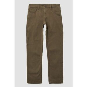 Pantaloni uni din denim - Maro inchis imagine