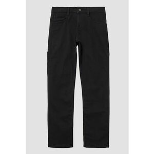 Pantaloni uni din denim - Negru imagine